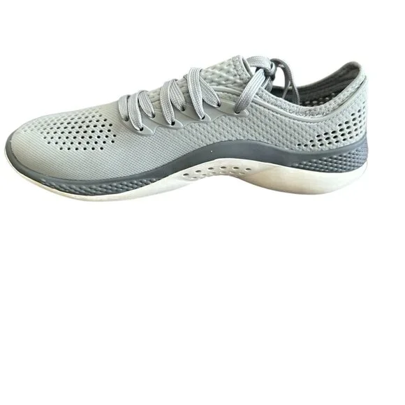 Men’s Crocs LiteRide 360 Pacer Grey Athletic Casual Shoes Men’s Size 8 (206715) - Picture 2 of 8